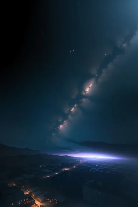 ((((ultra illustrated style,no humans:1.0)))),best quality,best animated,masterpiece,ray tracing, global illumination,the Milky Way,night
