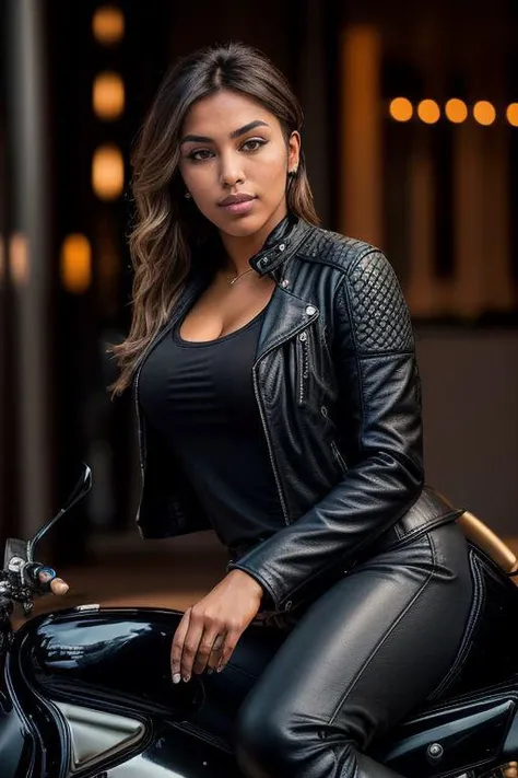 DEN_zaraziy_misamini,
((riding a motorcycle:1.2) wearing (motorbike leathers:1.2), (riding a motorbike:1.2), (driving a motorbike:1.2), (motorcycle:1.1), traffic, leather trousers, leather jacket, motorcycle boots, leather gloves:1.2),
bokeh, f1.4, 40mm, photorealistic, raw, 8k, textured skin, skin pores, intricate details <lora:epi_noiseoffset2:1>, epiCRealism <lora:ClothingAdjuster3:-1>