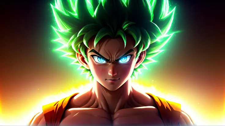 Son Goku Going SUper Saiyan