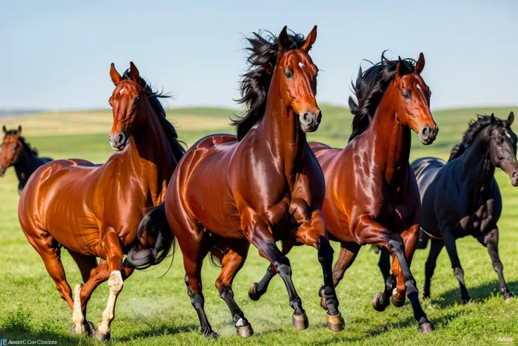 (masterpiece, best quality:1.2), ultra-detailed, group of horses, (realistic:1.5), <lora:EdobHorse_v1.0:0.8>