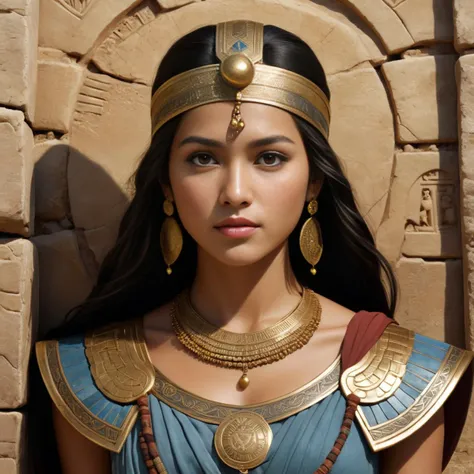 Hyperrealistic art 1girl, These unsung heroes from different corners of the ancient world, whether the Mesopotamian farmer, the Chinese artisan, or the Egyptian scribe, demonstrate that heroism is not confined to the realms of myth or royalty. Instead, it emanates from the daily acts of courage, creativity, and dedication that define the ordinary people who, in their own way, shape the course of history. Their stories, though often overshadowed by grand tales of gods and epic warriors, resonate with the timeless essence of humanity's collective heroism., <lora:add-detail-xl:0.29>, <lora:xl_more_art-full_v1:0.5> . Extremely high-resolution details, photographic, realism pushed to extreme, fine texture, incredibly lifelike