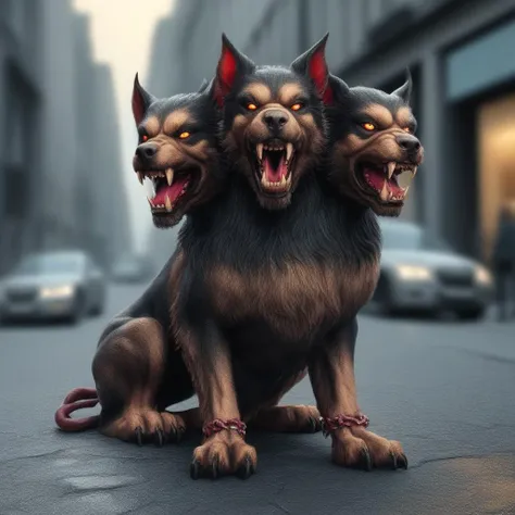 cerberus on the street