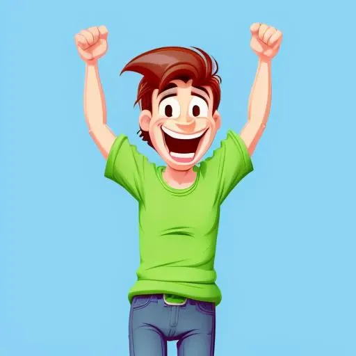 <lora:happinessexpression-000005:1> happinessexpression a happy cartoon man
