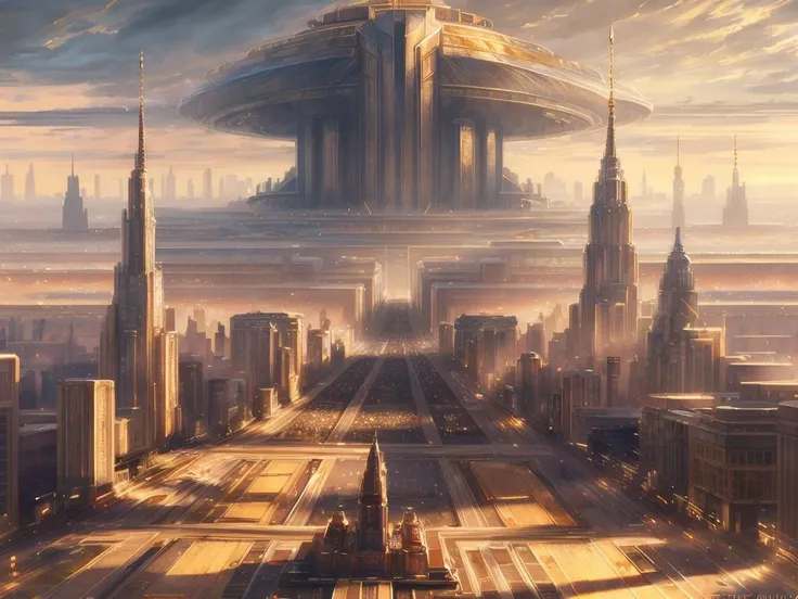 authoritarian, (masterpiece:1.3), (best quality:1.2), chiaroscuro, ( Unreal Engine, CGI render, Hyperdetailed, scenery, city, vivid colors, buildings, busy city center, modern era photograph, skyscrapers, university, ), ultra high quality model, 8k Ultra HD, perfect composition, beautiful detailed intricate insanely detailed octane render, 8 k artistic photography, photorealistic concept art, soft natural volumetric cinematic perfect light, perfect depth of field shot, ray tracing, photometry, metallic deep colors, beautiful,
(uploaded and trending on imgur, pixiv, furaffinity, pinterest, e621, inkbunny, tumblr, deviantart, artstation, ),
((in the style of and art by midjourney, James Gurney, Thomas Kinkade, )),
<lora:AuthoritarianArchitecture(AD):0.85>