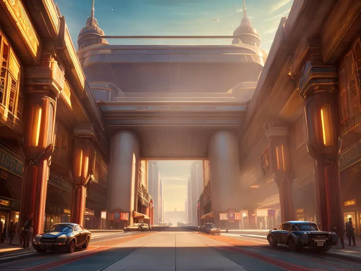 authoritarian, cityscape, scenery, view of a grand city, (masterpiece:1.3), (best quality:1.2), chiaroscuro, ( Unreal Engine, CGI render, Hyperdetailed, scenery, city, vivid colors, deep metallic colors, buildings, train station, mall, central park, residential complex, promenades, wide boulevards, courtyards, realistic, magnificent architecture, ), ultra high quality model, 8k Ultra HD, perfect composition, beautiful detailed intricate insanely detailed octane render, 8 k photography, soft natural volumetric cinematic perfect light, perfect depth of field shot, ray tracing, photometry, beautiful, luminous reflections, rtx on, subspace scattering, (subsurface scattering:1.1), dynamic hdr tone mapping, (volumetric lighting:1.2), (screenspace reflection:0.7), (Physically-Based Rendering:1.35), (Unity Wata environmental lighting:0.4), maximal attention to correctness and detail,
(uploaded and trending on imgur, pixiv, furaffinity, pinterest, e621, inkbunny, tumblr, deviantart, artstation, ),
((in the style of and art by midjourney, raphael, greg rutkowski, Frank Lloyd Wright, James Gurney, Thomas Kinkade, )),
<lora:Authoritarian Architecture (AD):0.85>