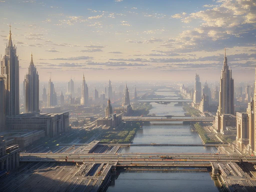 authoritarian, cityscape, scenery, view of a grand city, (masterpiece:1.3), (best quality:1.2), chiaroscuro, ( Unreal Engine, CGI render, Hyperdetailed, Americana, scenery, city, vivid colors, buildings, train station, mall, central park, residential complex, promenades, wide boulevards, courtyards, realistic, modern megacity, skyscraper, magnificent architecture, ), ultra high quality model, 8k Ultra HD, perfect composition, beautiful detailed intricate insanely detailed octane render, 8 k photography, soft natural volumetric cinematic perfect light, perfect depth of field shot, ray tracing, photometry, beautiful,
(uploaded and trending on imgur, pixiv, furaffinity, pinterest, e621, inkbunny, tumblr, deviantart, artstation, ),
((in the style of and art by midjourney, greg rutkowski, raphael, Frank Lloyd Wright, James Gurney, Thomas Kinkade, )),
<lora:Authoritarian Architecture (AD):1>