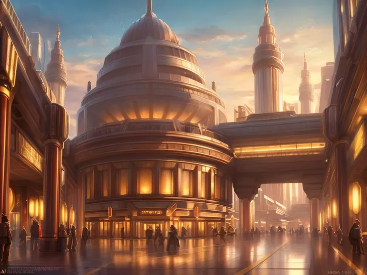 authoritarian, cityscape, scenery, view of a grand city, (masterpiece:1.3), (best quality:1.2), chiaroscuro, ( Unreal Engine, CGI render, Hyperdetailed, scenery, city, vivid colors, deep metallic colors, buildings, train station, mall, central park, residential complex, promenades, wide boulevards, courtyards, realistic, magnificent architecture, ), ultra high quality model, 8k Ultra HD, perfect composition, beautiful detailed intricate insanely detailed octane render, 8 k photography, soft natural volumetric cinematic perfect light, perfect depth of field shot, ray tracing, photometry, beautiful, luminous reflections, rtx on, subspace scattering, (subsurface scattering:1.1), dynamic hdr tone mapping, (volumetric lighting:1.2), (screenspace reflection:0.7), (Physically-Based Rendering:1.35), (Unity Wata environmental lighting:0.4), maximal attention to correctness and detail, 
(uploaded and trending on imgur, pixiv, furaffinity, pinterest, e621, inkbunny, tumblr, deviantart, artstation, ),
((in the style of and art by midjourney, raphael, greg rutkowski, Frank Lloyd Wright, James Gurney, Thomas Kinkade, )),
<lora:Authoritarian Architecture (AD):0.85>