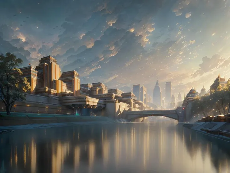 authoritarian, cityscape, scenery, view of a grand city, (masterpiece:1.3), (best quality:1.2), chiaroscuro, ( Unreal Engine, CGI render, Hyperdetailed, scenery, city, vivid colors, deep metallic colors, buildings, train station, mall, central park, residential complex, promenades, wide boulevards, courtyards, realistic, magnificent architecture, ), ultra high quality model, 8k Ultra HD, perfect composition, beautiful detailed intricate insanely detailed octane render, 8 k photography, soft natural volumetric cinematic perfect light, perfect depth of field shot, ray tracing, photometry, beautiful, luminous reflections, rtx on, subspace scattering, (subsurface scattering:1.1), dynamic hdr tone mapping, (volumetric lighting:1.2), (screenspace reflection:0.7), (Physically-Based Rendering:1.35), (Unity Wata environmental lighting:0.4), maximal attention to correctness and detail, 
(uploaded and trending on imgur, pixiv, furaffinity, pinterest, e621, inkbunny, tumblr, deviantart, artstation, ),
((in the style of and art by midjourney, raphael, greg rutkowski, Frank Lloyd Wright, James Gurney, Thomas Kinkade, )),
<lora:Authoritarian Architecture (AD):0.85>