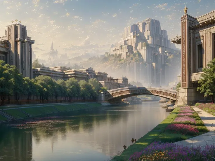 authoritarian, (masterpiece:1.3), (best quality:1.2), chiaroscuro, ( Unreal Engine, CGI render, Hyperdetailed, scenery, city, vivid colors, buildings, idealized American city, busy city center, picturesque parks and greenery areas, gentle city canals, modern era photograph, skyscrapers, ), ultra high quality model, 8k Ultra HD, perfect composition, beautiful detailed intricate insanely detailed octane render, 8 k artistic photography, photorealistic concept art, soft natural volumetric cinematic perfect light, perfect depth of field shot, ray tracing, photometry, metallic deep colors, beautiful,
(uploaded and trending on imgur, pixiv, furaffinity, pinterest, e621, inkbunny, tumblr, deviantart, artstation, ),
((in the style of and art by midjourney, raphael, greg rutkowski, Frank Lloyd Wright, James Gurney, Thomas Kinkade, )),
<lora:Authoritarian Architecture (AD):0.85> <lora:watervfx:0.35> <lora:more_details:0.35>