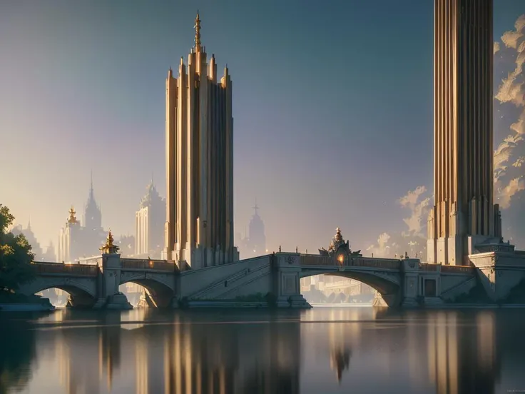 authoritarian, cityscape, scenery, view of a grand city, (masterpiece:1.3), (best quality:1.2), chiaroscuro, ( Unreal Engine, CGI render, Hyperdetailed, scenery, city, vivid colors, deep metallic colors, buildings, central park, promenades, wide boulevards, courtyards, realistic, magnificent architecture, ), ultra high quality model, 8k Ultra HD, perfect composition, beautiful detailed intricate insanely detailed octane render, 8 k photography, soft natural volumetric cinematic perfect light, perfect depth of field shot, ray tracing, photometry, beautiful, luminous reflections, rtx on, subspace scattering, (subsurface scattering:1.1), dynamic hdr tone mapping, (volumetric lighting:1.2), (screenspace reflection:0.7), (Physically-Based Rendering:1.35), (Unity Wata environmental lighting:0.4), maximal attention to correctness and detail, 
(uploaded and trending on imgur, pixiv, furaffinity, pinterest, e621, inkbunny, tumblr, deviantart, artstation, ),
((in the style of and art by midjourney, greg rutkowski, raphael, Frank Lloyd Wright, James Gurney, Thomas Kinkade, )),
<lora:Authoritarian Architecture (AD):0.85>