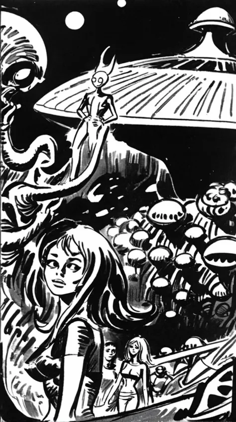 brlla1 portrait of a girl in the background of a surreal world <lora:brlla1:1>
