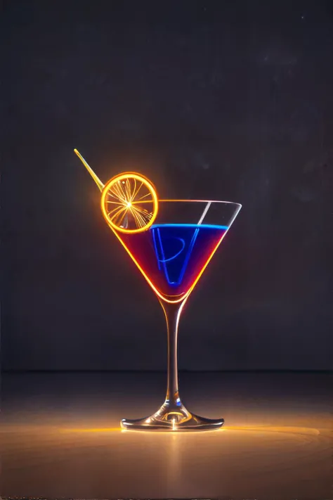 <lora:lightpainting:0.8>, light_painting of a martini, neon lights, <clip:skip:2>, masterpiece, 8k, high resolution, shallow depth of field, sharp focus