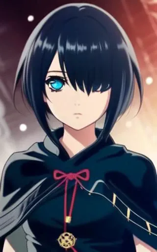 <lora:tsunaz:0.5>, ((medium body view)), full body view of Tsugumi Nazar, (((dark short hair))), bright blue eye, (((hair over one eye))), (((techwear poncho))), 8k, octane render, by seunghee lee, Jang Tae-Hwan, Chocofing R, seungho lee, trending on pixiv, fanbox, skeb, masterpiece, smooth soft skin, big dreamy eyes, beautiful intricate colored hair, symmetrical, anime wide eyes, soft lighting, concept art, digital painting,