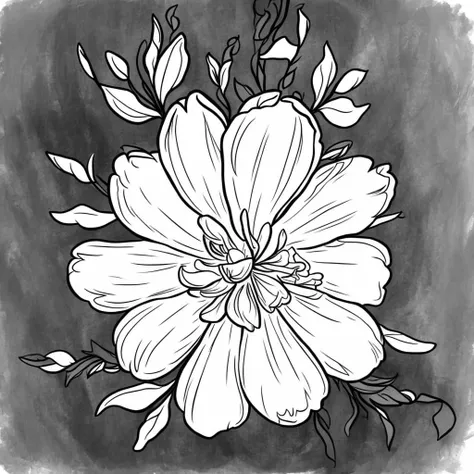 flower <lora:bwvect:1.00>,