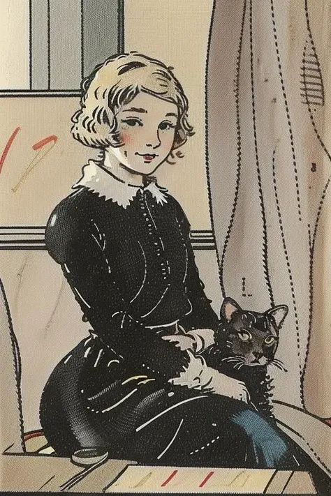 <lora:JarringlyWholesome:1> jarringlywholesome, a cat