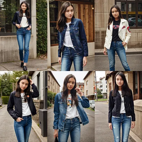 masterpiece,best quality,1girl,<lora:jcallm6-0010:0.5>,jcallm6,(19 years old:1.2),realistic,jacket,jeans,