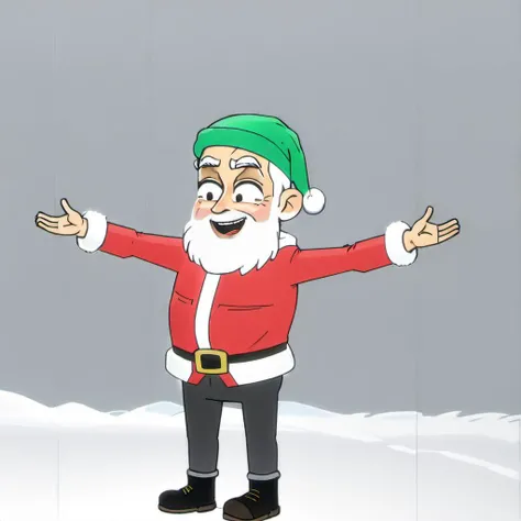 t-pose, Santa Clause <lora:Everly Heights TaleSpinner:1>