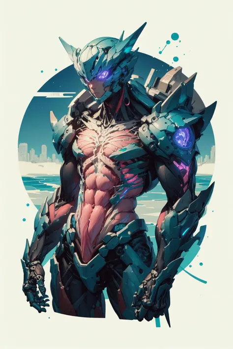(best art ,illustration,masterpiece,best quality:1.35),
solo, perfect hands,perfect fingers,flirting with viewer,cinematic composition, <lora:BIOMECHA:0.8> bio mecha, muscle, muscle tissue