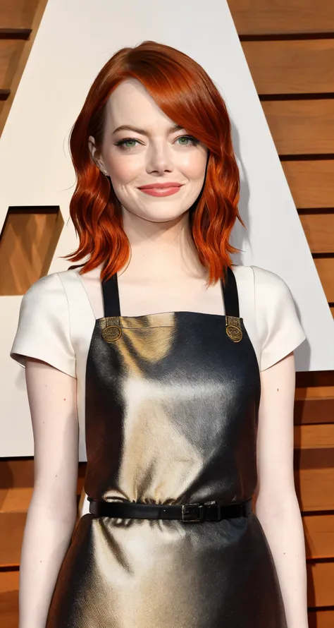 Hayley Williams wearing a tight strapless dress with a neckline and smiling