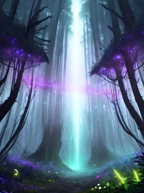 best quality, masterpiece, jp-j3c 1girl, Style-GravityMagic, solo, half shot, looking away, detailed background, detailed face, (<lora:GlowingRunesAIv4:0.6>, GlowingRunesAI_green, glowing runes theme:1.1), fungal druid, smile, dark blue clothing, enchanted sigils, druidic, vines, floating spores, mushroom forest in background, eerie night, dewdrops, rays of moonlight, ethereal atmosphere, <lora:detail_slider_v4:2>