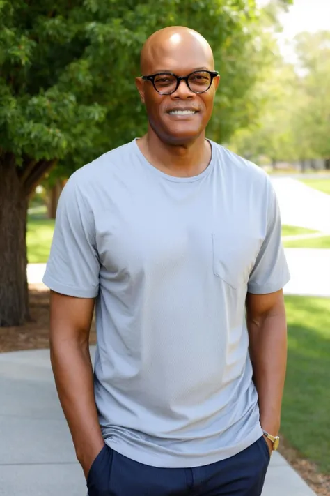 SamuelLoRA1, RAW photo, full body shot, photo of beautiful man, clear face, wearing a casual shirt, happy face, outdoor, clear image, <lora:SamuelLoRA1_512-512-000002:1>,  <lora:more_details:0.7>  <lora:epi_noiseoffset2:0.7>