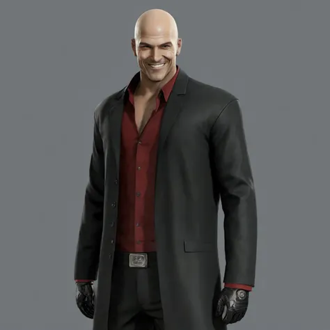 masterpiece,high quality,
<lora:PE_Hitman47:0.8> PEHitman,
smiling,very happy,big smile