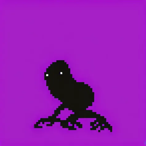 <lora:lisathepointless-v5.4_:1> by lisathepointless, solo, purple background, solo, monster, shadow creature, feral, crawling, looking at viewer, nightmare fuel, creepy, all fours, 1boy, male