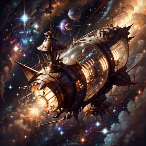 <lora:GasLampFantasyAI:.9>  GasLampFantasyAI
spaceship in space, stars , detailed, intricate