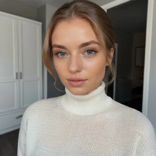 <lora:antoniahemmer_sd15_512_128_64_v1:1>1girl,solo,looking at viewer, wearing a turtleneck sweater, epiCRealism