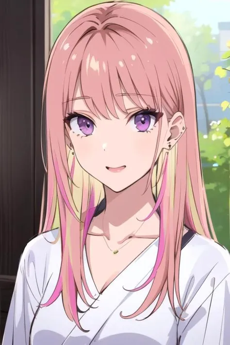 (best quality:1.1), (masterpiece:1.4), sketch, 1girl, solo, looking at viewer, upper body, depth of field, ligne claire, , <lora:nikoru_yamana:0.84>, nikoru_yamana, pink hair, purple eyes, long hair, , , earrings, , , , islamic golden age, 4k resolution