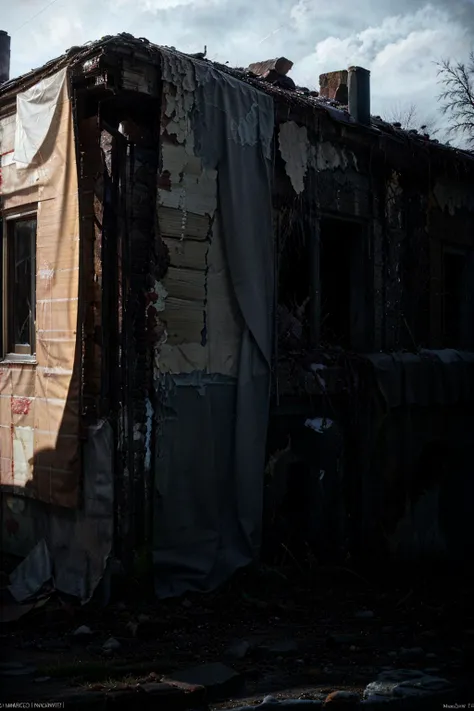 (highly detailed:1.3),
sunny,sunrays,
<lora:pvcover:1>, house cover, house, ruined,
Ultra-detail, (highres:1.1), best quality, (masterpiece:1.3), cinematic lighting, <lora:add_detail:0.5>, <lora:epi_noiseoffset2:1.0>