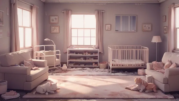 Abandoned Nursery, <lora:EnvyCozyXL01:1>