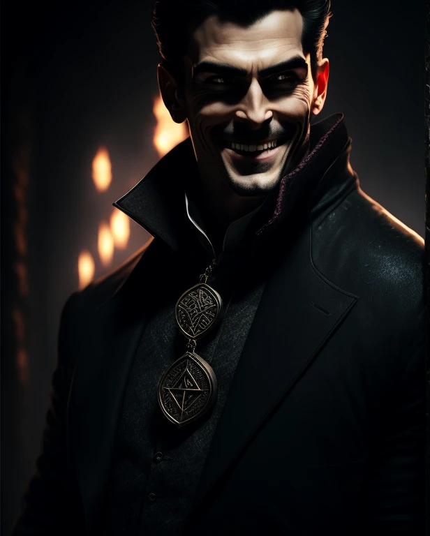 16k, 8k, 4k, 4k UHD, ultra HDR, perfect quality, insane quality, extreme quality, intricate, ultra quality, super quality, perfect detail, very high detail, insanely detailed, extremely detailed, intricate detail, ultra detail, super detail, perfect resolution, very high resolution, insane resolution, absurdres, highres, (cinematic shot:1.6), depth of field, rule of thirds, trending on artsation, cgsociety, award winning realistic photo shoot art by Giuseppe de Nittis and (Bastien Lecouffe Deharme:0.5) The Comedy Scene beautiful fantasy glitchcore police woman is putting a wooden stake into a handsome vampire's chest with sinister slim evil elegant gentleman surrounded by mysterious rune carved stone columns (face looking smiling:1.2), evil, splash art, moody lighting, noon, action shot hero pose, Action, cinematic dramatic lighting, dark, high contrast, bokeh, HQ, 8K, HDR, hyper detailed, Wide shot, photograph shot on Panasonic RSP-3 Mirrorless Camera, masterpiece hyper realism photo in the style of (huang-guang-jian.pt and Annie Stegg Gerard:0.5)