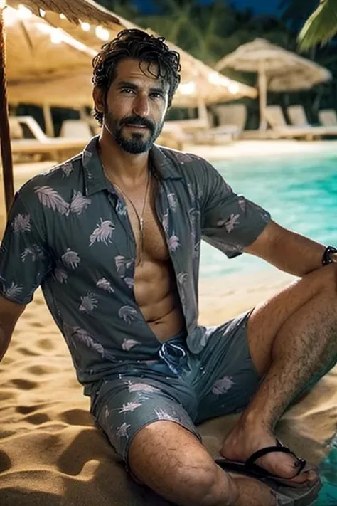 there is a man sitting on a beach chair with a book, relaxing at the beach, relaxing on the beach, inspired by Byron Galvez, beaching, laying on sand, laying on a beach, sitting on the beach, laying on beach, it's is relaxing on a beach, beach pic, is relaxing on a beach, sitting at the beach