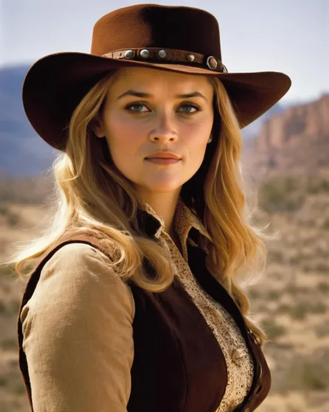 jutta leerdam, break, 8K, Best Quality, 1girl, (skindentation), Night, (Dark), outdoors wild west, Gorgeous,, (cowgirl style, long dress),Soft Lighting, Attractive, Old West Saloon, (Mouth Closed, Beautiful Eyes, Detailed Eyes, Detailed Iris, Beautiful Lips, Beautiful Nose, Beautiful Face), upper body, hands on hips, front view, bending forward