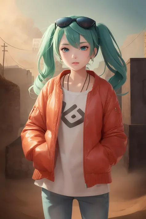 ((((ultra illustrated style:1.0)))),best quality,best animated,masterpiece,ray tracing, global illumination,Sand planet,1girl,solo,cowboy shot, standing,
 <lora:Sand planet:0.7>