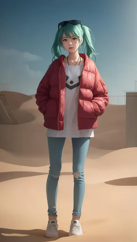 ((((ultra illustrated style:1.0)))),best quality,best animated,masterpiece,ray tracing, global illumination,Sand planet,1girl,solo,full body, standing,
<lora:Sand planet:0.7>