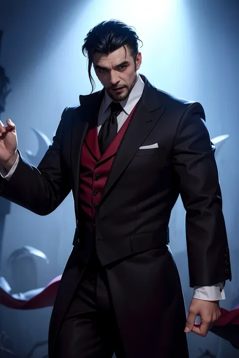 panda wearing Dracula costume on Halloween night in a spooky haunted house, winning photography, expert cinematography, dramatic lighting, dramatic scenery