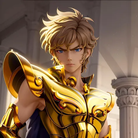 <lora:saintSeiyaLeoArmor_leoarmor10:0.8>,  (masterpiece:1.0), (best quality:1.0), (ultra highres:1.0) ,(8k resolution:1.0), (realistic:1.0), anime, (ultra detailed1:0),(RAW photo:1.0), HDR, photography, Kodak Portra 400, film grain, blurry background, vibrant color, bokeh, lens flare, ((perfect hands)), ((perfect arms)), (perfect face), {{perfect anatomy}},(hand of Guido Daniele), wide shot, small hands, slim fingers,
greek temple, very detailed background, 1boy wear golden LeoArmor,  solo, short brown hair, angry, looking at viewer, focused face, detailed face, vibrant colors, symmetric eyes, visible lips, fighting pose,