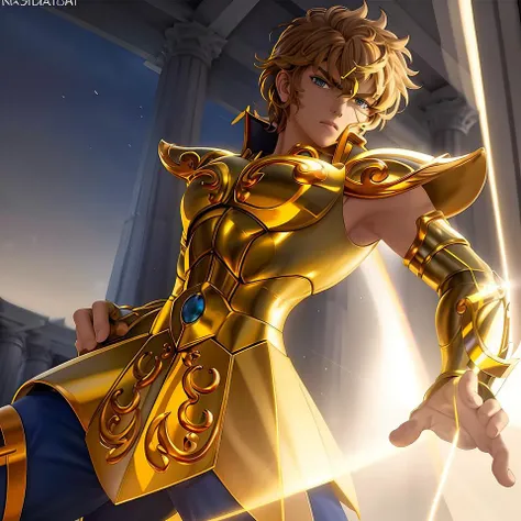 <lora:saintSeiyaLeoArmor_leoarmor10:0.8>, (masterpiece:1.0), (best quality:1.0), (ultra highres:1.0) ,(8k resolution:1.0), (realistic:1.0), anime, (ultra detailed1:0),(RAW photo:1.0), HDR, photography, Kodak Portra 400, film grain, blurry background, vibrant color, bokeh, lens flare, ((perfect hands)), ((perfect arms)), (perfect face), {{perfect anatomy}},(hand of Guido Daniele), wide shot, small hands, slim fingers,
greek temple, very detailed background, 1boy wear golden LeoArmor, solo, short brown hair, angry, looking at viewer, focused face, detailed face, vibrant colors, symmetric eyes, visible lips, fighting pose,