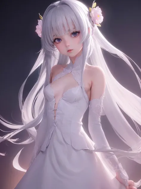 absurdres,extremely detailed CG unity 8k wallpaper,masterpiece,best quality,((extremely detailed CG)), ((8k_wallpaper)), (masterpiece),best quality, high resolution illustration, hyperdetailed, highres,(Upper body),head tilt, seiza, seductive, 1girl,long hair,beautiful_face,Highly detailed and beautiful eyes,(an extremely delicate and beautiful),(Beautiful and detailed facial depiction),((dress)),(small_breasts:1.3),narrow waist, \\ (depth of field:1.5),loli:0.1,realistic:1.3, <lora:koreanDollLikeness_v15:0.4>