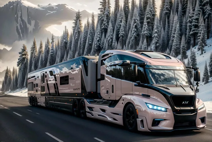 <lora:LoHa_SuperTruckV2:0.8>
masterpiece, highly detailed photorealistic 8k raw photo, best cinematic quality, volumetric lighting and shadows, Pale Pink sptrck, showcasing sleek lines, advanced features, innovation, futuristic cityscape, Fisheye-shot, shiny and reflective bodywork, people on the background