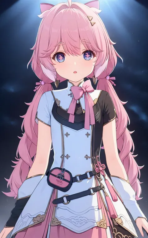 <lora:encore:1>
encore, correct anatomy, cute, +_shaped pupils, beautiful eyes, beautiful body, many details, pink bows, super detailed, atmospheric lighting, high quality, HD