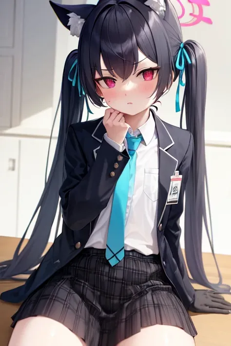 masterpiece, best quality, <lora:abydosBlueArchive_v1:0.7>, serika \(blue archive\)