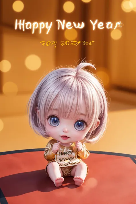 (happy new year 2024:1.4),a great photo of 3D cartoon cute baby character,tiny chibi,<lora:add_detail:1>,realistic,dynamic,action,