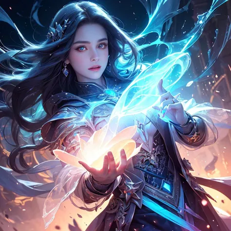 (photo realistic:1.5),
(masterpiece, 8k, hdr, best quality, perfect, very high quality:1.5),
(1 woman, sorceress, master of the arcane arts, magical, levitating, surrounded by magical energy:1.3),
crystals, magical aura
<lora:CreationMagic-21:0.2> creationmagic , ethereal creation, fragmented construct, particles stream,
magic library, potions, magical artefacts, encantations,
<lora:wrenchsfantasy-000016:0.5> wrenchsfantasy, fantasy, glowing, glowing eyes,
OverallDetail