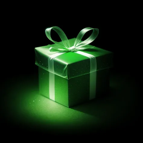 close up, photographic study, 4K photograph, of a, (neatly wrapped, translucent, luminescent green Christmas present), with (sparkling silver trim), simple black background, (green present), sparkling and shimmering twinkling background, bokeh, blurry, painting,
<lora:PlasmaAlpha:0.5> <lora:VaporwaveAlpha:0.5>