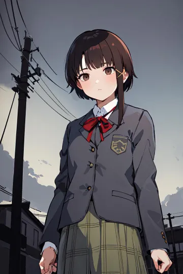 Iwakura Lain / 岩倉玲音(serial experiments lain) - SeaArt AI Model