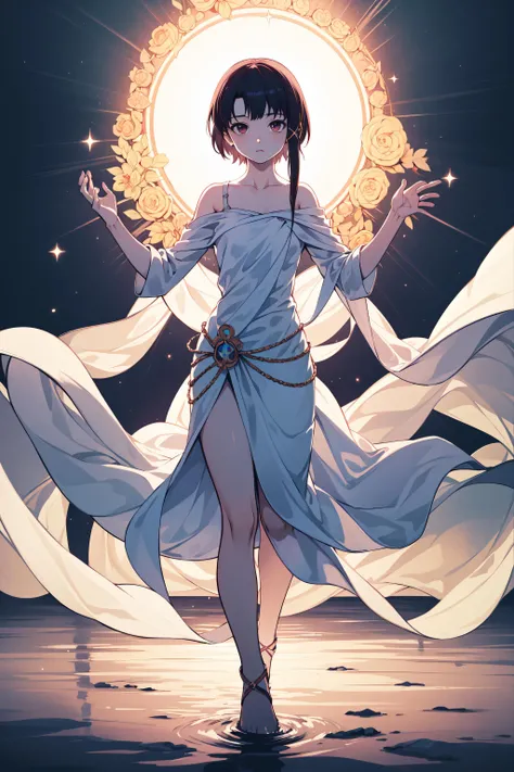 (masterpiece), (best quality), highres, ultra detailed, perfect body,  1girl, extremely long hair, flowing hair, goddess, divinity, ego, iwakura lain, 
<lora:lain-v1r1:1>