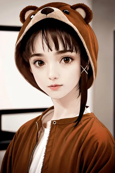 <lora:lain-v1r1:0.9> iwakura lain, brown eyes,bealain, animal costume, computer room, facial close-up,dynamic ungle,
(best quality, masterpiece, RAW photo,ultra-detailed:1.2), <lyco:GoodHands-beta2:1.0>,1girl,solo,looking at viewer,